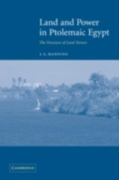 Cover Land and Power in Ptolemaic Egypt (eBook, PDF)