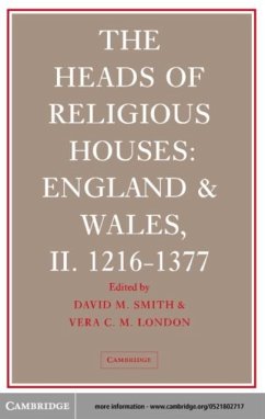 Cover Heads of Religious Houses (eBook, PDF)