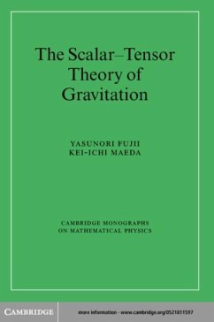 Scalar-Tensor Theory of Gravitation (eBook, PDF) - Fujii, Yasunori