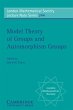 Model Theory of Groups and Automorphism... - Bild 1