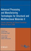Advanced Processing and Manufacturing Technologies for Structural and Multifunctional Materials II, Volume 29, Issue 9 (eBook, PDF)