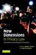 New Dimensions in Privacy Law (eBook,... - Bild 1