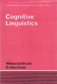 Cognitive Linguistics (eBook, PDF) - Croft, William