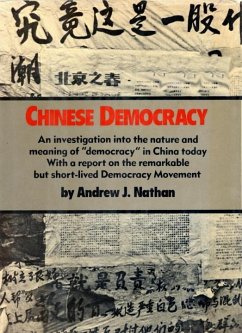 Chinese Democracy (eBook, ePUB) - Nathan, Andrew J.