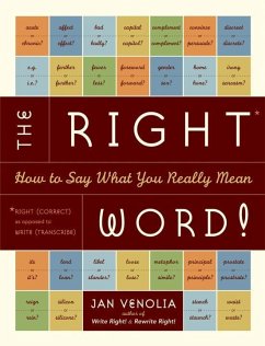 The Right Word! (eBook, ePUB) - Venolia, Jan