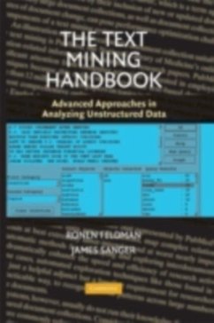 Text Mining Handbook (eBook, PDF) - Feldman, Ronen