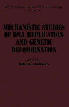 Cover mechanistic studies of DNA replication and genetic recombination (eBook, PDF)