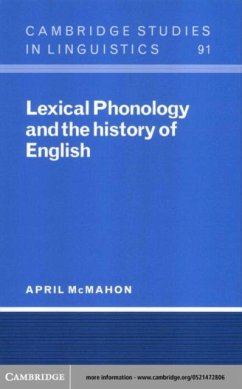 Lexical Phonology and the History of English (eBook, PDF) - Mcmahon, April