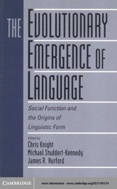 Evolutionary Emergence of Language (eBook, PDF)