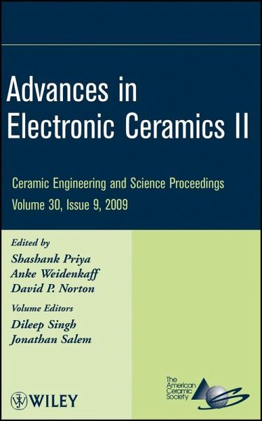 Advances in Electronic Ceramics II, Volume 30, Issue 9 (eBook, PDF)