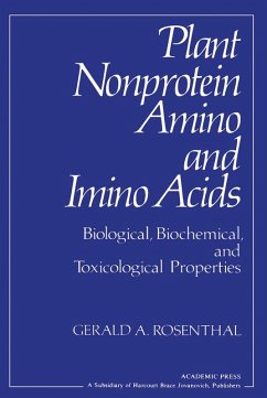 Plant Nonprotein Amino and Imino Acids (eBook, PDF) - Rosenthal, Gerald
