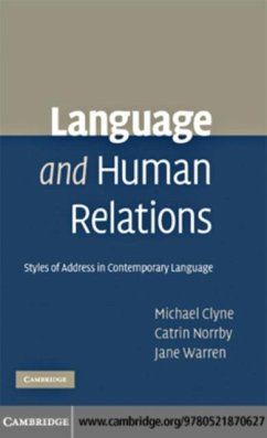 Language and Human Relations (eBook, PDF) - Clyne, Michael