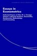 Essays in Econometrics: Volume 1,... - Bild 1