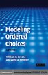 Modeling Ordered Choices (eBook, PDF) - Bild 1