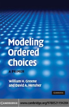 Modeling Ordered Choices (eBook, PDF) - Greene, William H.