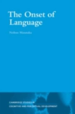Onset of Language (eBook, PDF) - Masataka, Nobuo
