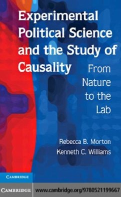 Cover Experimental Political Science and the Study of Causality (eBook, PDF)
