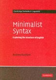 Minimalist Syntax (eBook, PDF)