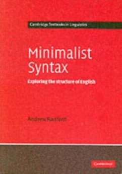 Minimalist Syntax (eBook, PDF) - Radford, Andrew