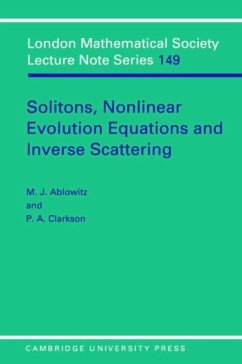 Solitons, Nonlinear Evolution Equations and Inverse Scattering (eBook, PDF) - Ablowitz, M. A.