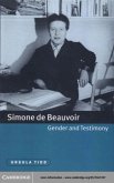 Simone de Beauvoir, Gender and Testimony (eBook, PDF)