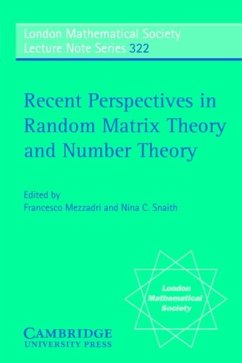 Recent Perspectives in Random Matrix Theory and Number Theory (eBook, PDF)