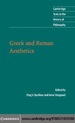 Cover Greek and Roman Aesthetics (eBook, PDF)