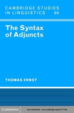 Syntax of Adjuncts (eBook, PDF) - Ernst, Thomas