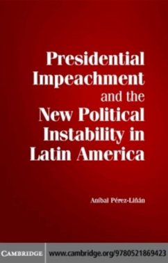 Cover Presidential Impeachment and the New Political Instability in Latin America (eBook, PDF)