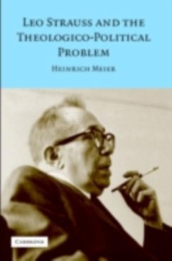 Cover Leo Strauss and the Theologico-Political Problem (eBook, PDF)