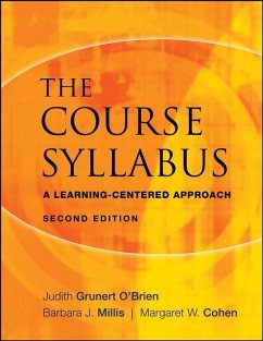 The Course Syllabus (eBook, ePUB) - Grunert O'Brien, Judith; Millis, Barbara J.; Cohen, Margaret W.