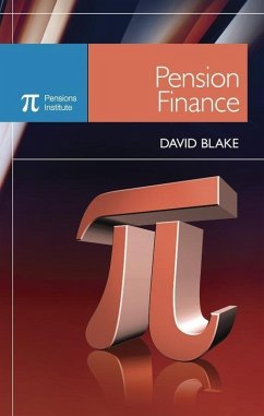Pension Finance (eBook, PDF) - Blake, David Pension Finance (eBook, PDF) - Blake, David