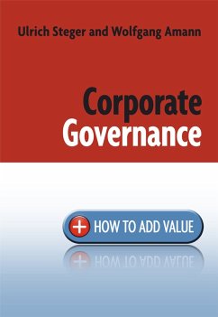 Corporate Governance (eBook, PDF) - Steger, Ulrich; Amann, Wolfgang