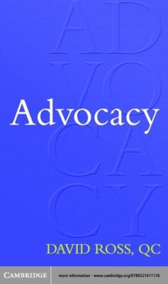 Advocacy (eBook, PDF) - Ross, David