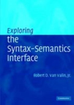 Exploring the Syntax-Semantics Interface (eBook, PDF) - Robert D. van Valin, Jr.