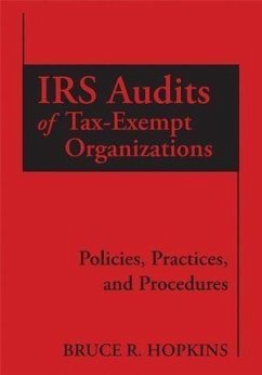 IRS Audits of Tax-Exempt Organizations (eBook, PDF) - Hopkins, Bruce R.
