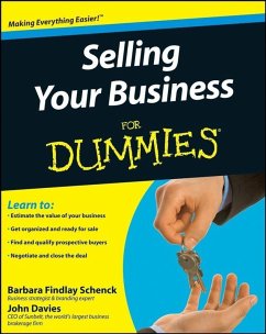 Selling Your Business For Dummies (eBook, PDF) - Findlay Schenck, Barbara; Davies, John