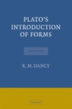 Plato's Introduction of Forms (eBook, PDF) - Dancy, R. M.