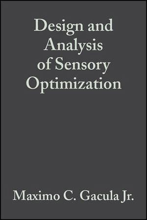 Design and Analysis of Sensory Optimization (eBook, PDF) Design and Analysis of Sensory Optimization (eBook, PDF)