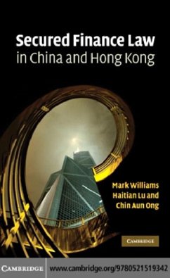 Secured Finance Law in China and Hong Kong (eBook, PDF) - Williams, Mark