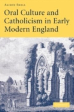 Cover Oral Culture and Catholicism in Early Modern England (eBook, PDF)