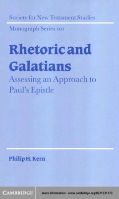 Cover Rhetoric and Galatians (eBook, PDF)