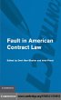 Fault in American Contract Law (eBook,... - Bild 1