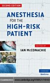 Anesthesia for the High-Risk Patient (eBook, PDF)