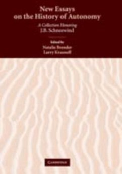 Cover New Essays on the History of Autonomy (eBook, PDF)