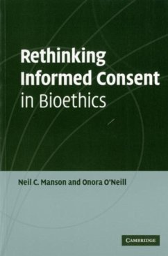 Cover Rethinking Informed Consent in Bioethics (eBook, PDF)
