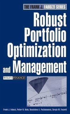 Robust Portfolio Optimization and Management (eBook, PDF) - Fabozzi, Frank J.; Kolm, Petter N.; Pachamanova, Dessislava A.; Focardi, Sergio M.