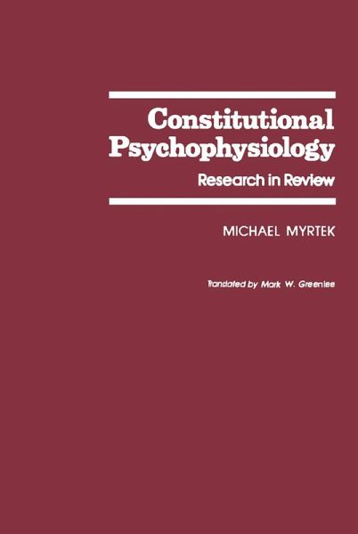 Constitutional Psychophysiology (eBook, PDF) Constitutional Psychophysiology (eBook, PDF)
