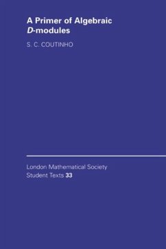 Cover Primer of Algebraic D-Modules (eBook, PDF)