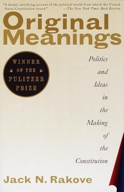 Original Meanings (eBook, ePUB) - Rakove, Jack N.